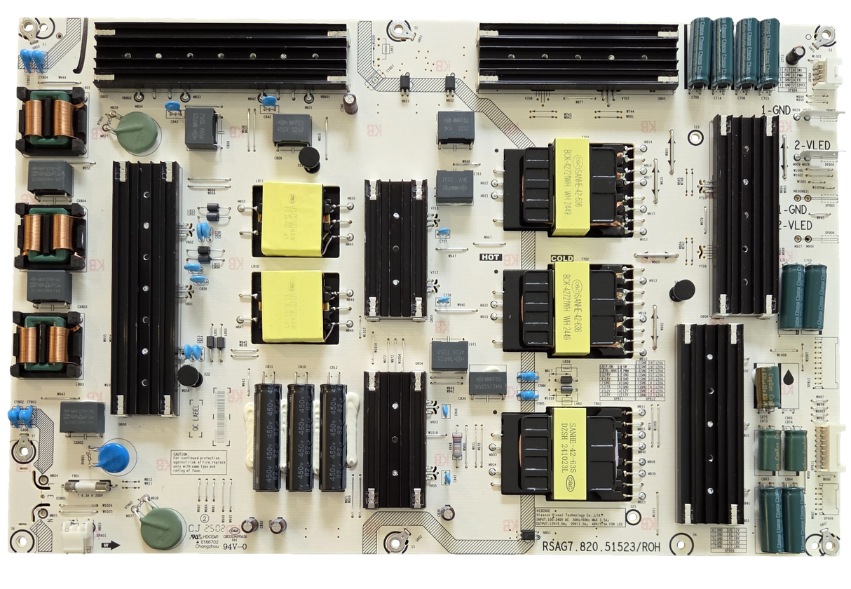 416359 Hisense Power Supply, 51523-B, RSAG7.820.51523/ROH, 75U8QG, 65U8QG