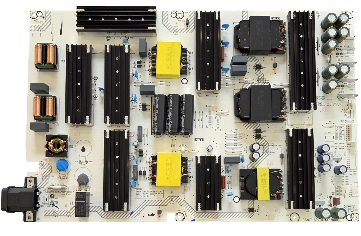 418982 Hisense Power Supply, RSAG7.820.51618/ROH, 51618-E, 85U75QG
