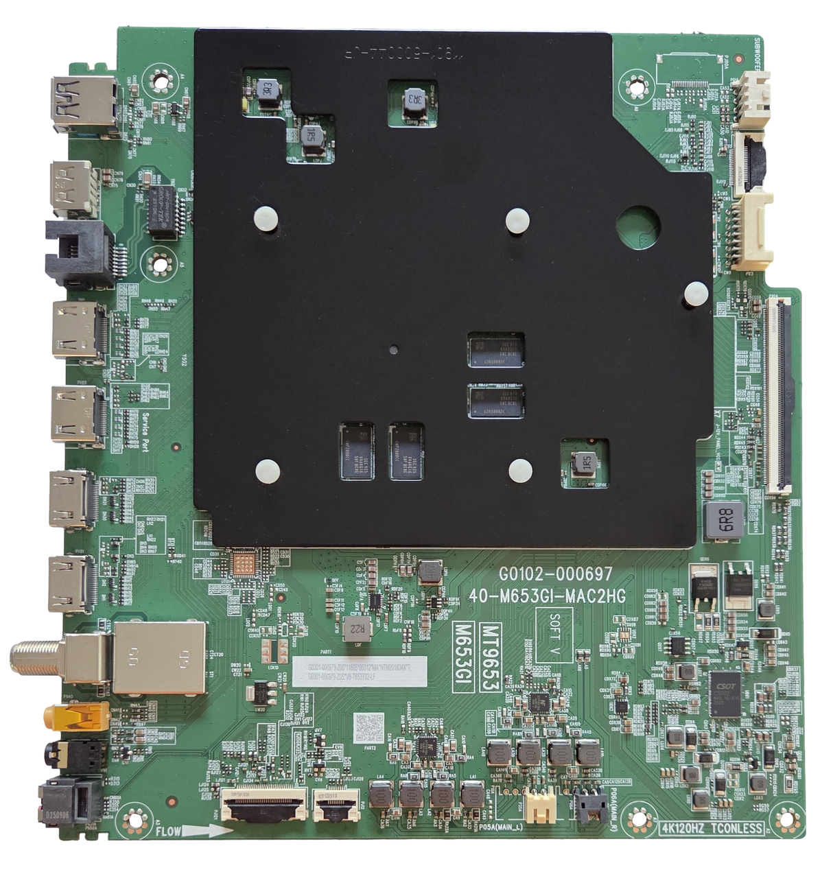 G0301-000979-Z00 TCL Main Board, 40-M653GI-MAC2HG, 85Q651G