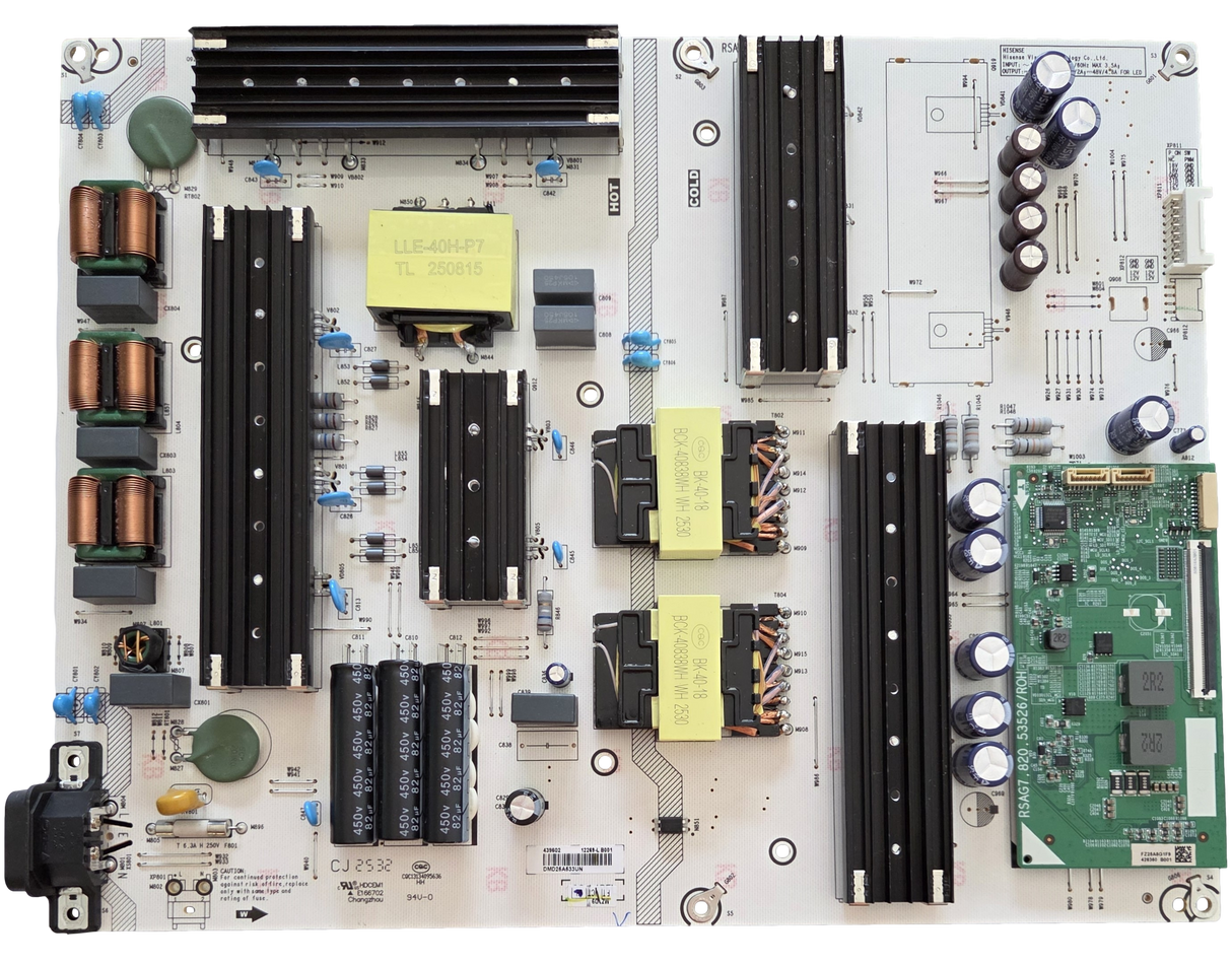 439602 Hisense Power Supply Board, RSAG7.820.12269/ROH, 85QD7QF