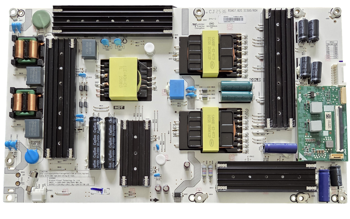 423437 Hisense Power Supply, RSAG7.820.51500/ROH, 75S7N