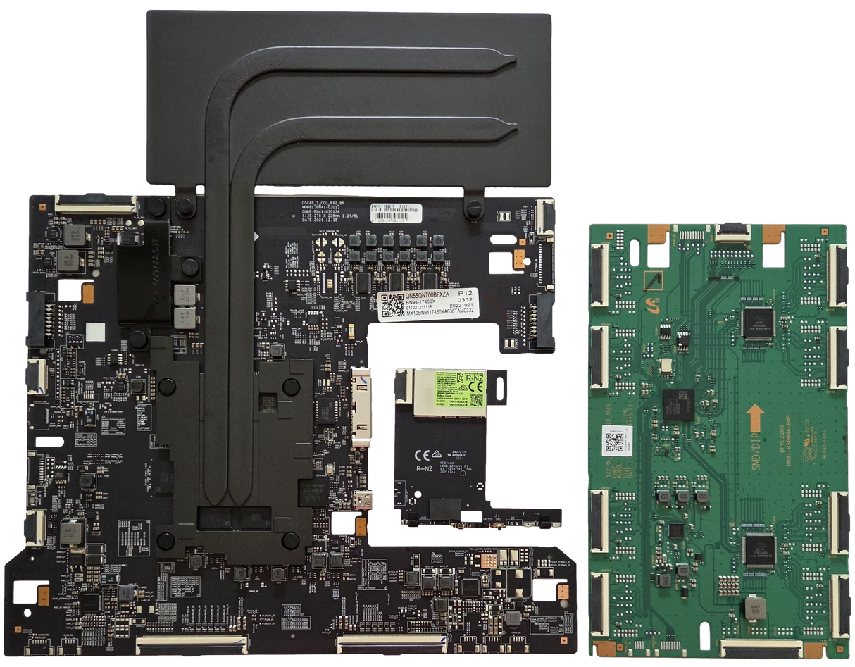 QN55QN700BFXZA Samsung TV Repair Parts Kit, BN94-17450X Main Board, BN94-17425A Sub Con, BN59-01409A Wifi, QN55QN700BFXZA