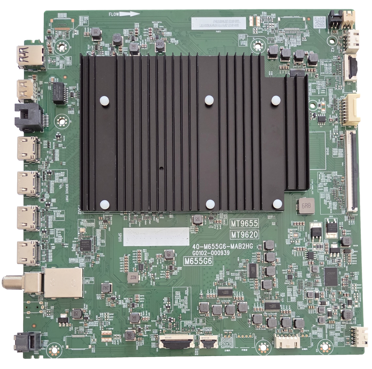 G0301-001237 TCL Main Board, MT9655 , MT9620 , 40-M655G6-MAB2HG , M655G6 , G0102-000939 , 65QM8L