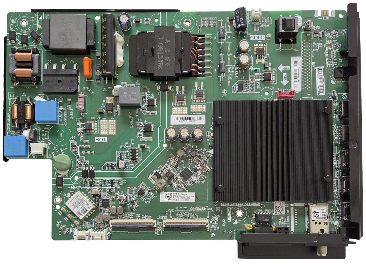 60000-00275 LG Main Board, EBT30298002, COV30846301, 50UA7700PUB