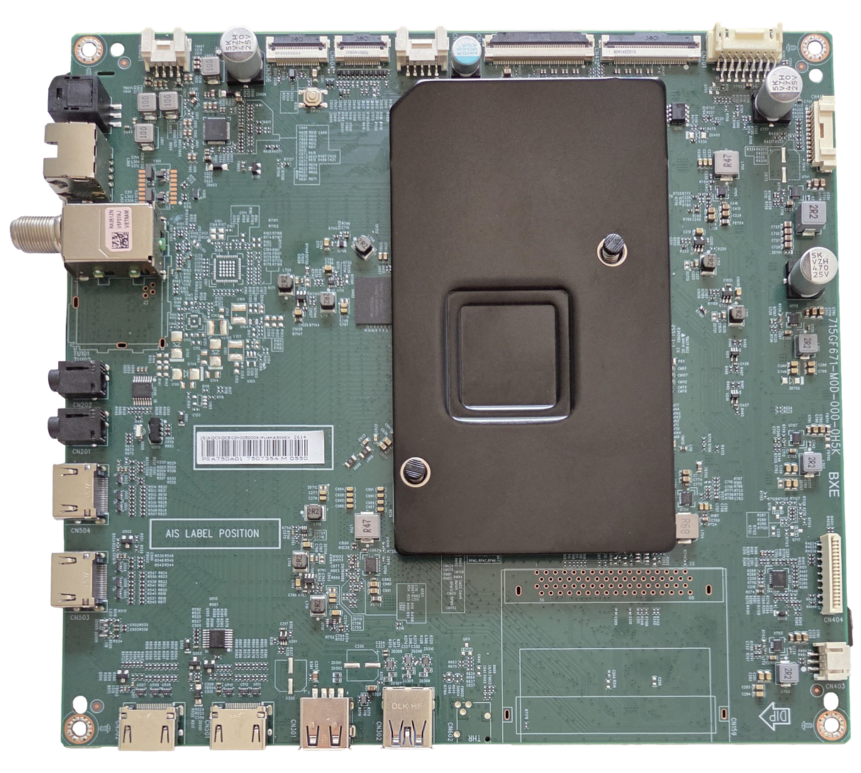 756TXQCXQCB02 Sony Main Board, 715GF671-M0D-000-0H5K, XQCXQCB02, K-75XR30M2