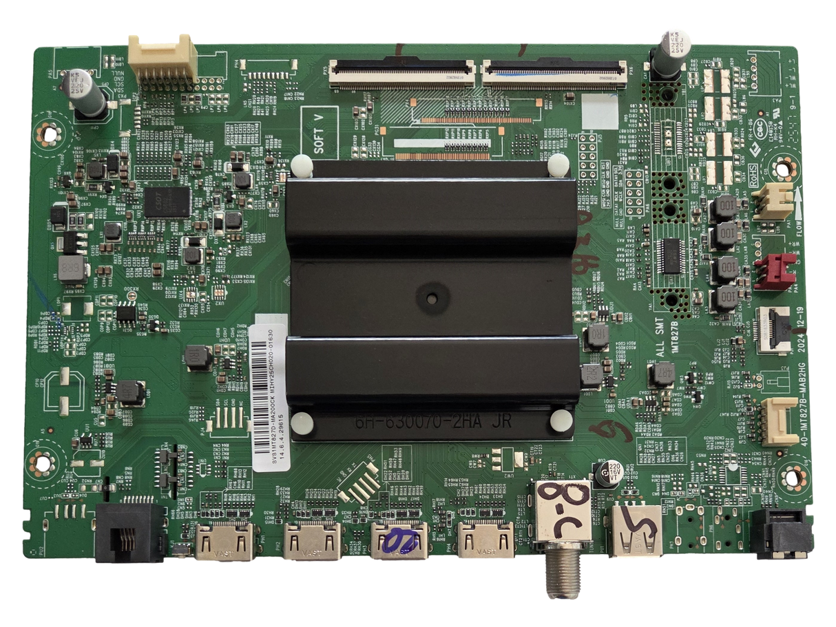 SVS1MT827D-MA200CK Roku Main Board, 40-1MT827B-MAB2HG, 75R5DX