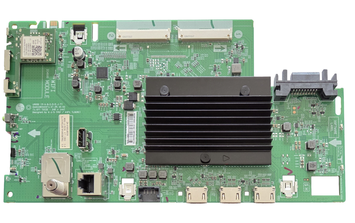 EBT30435775 LG Main Board, EAX01953103, 75NU850BPUA.BUSFLKR, 75NU850BPUA