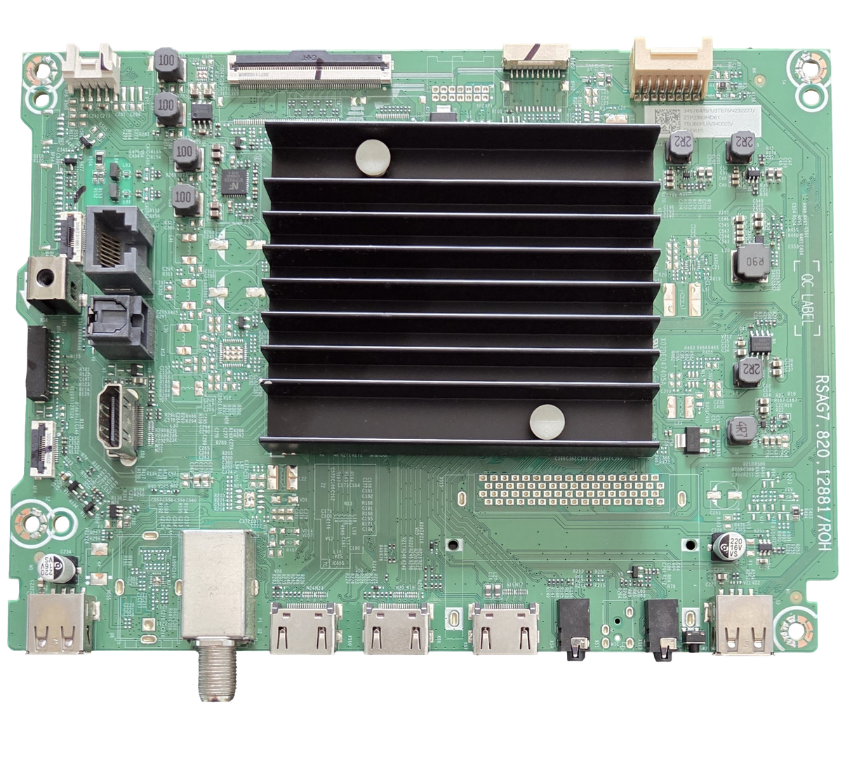 337742 Hisense Main Board, 345764, 340025, RSAG7.82012881/ROH, 75U66KUA