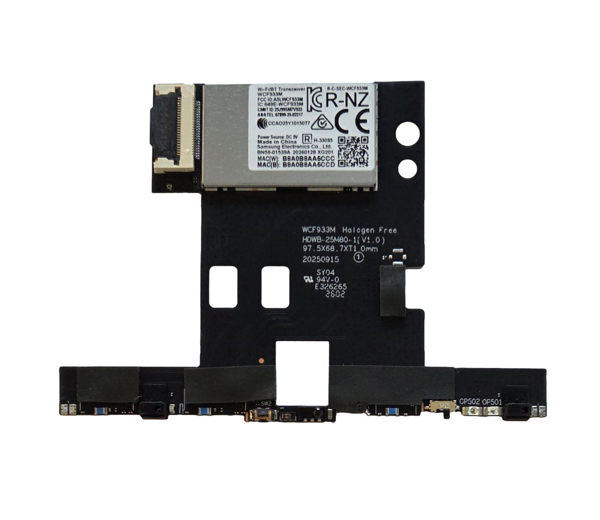 BN59-01539A Samsung Wi-Fi Module, WCF933M, QN77S85HAEXZA