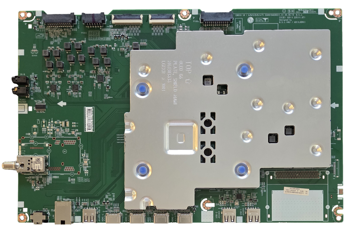 EBT30480475 LG Main Board, EAX01946302(1.0), OLED83G6WUA