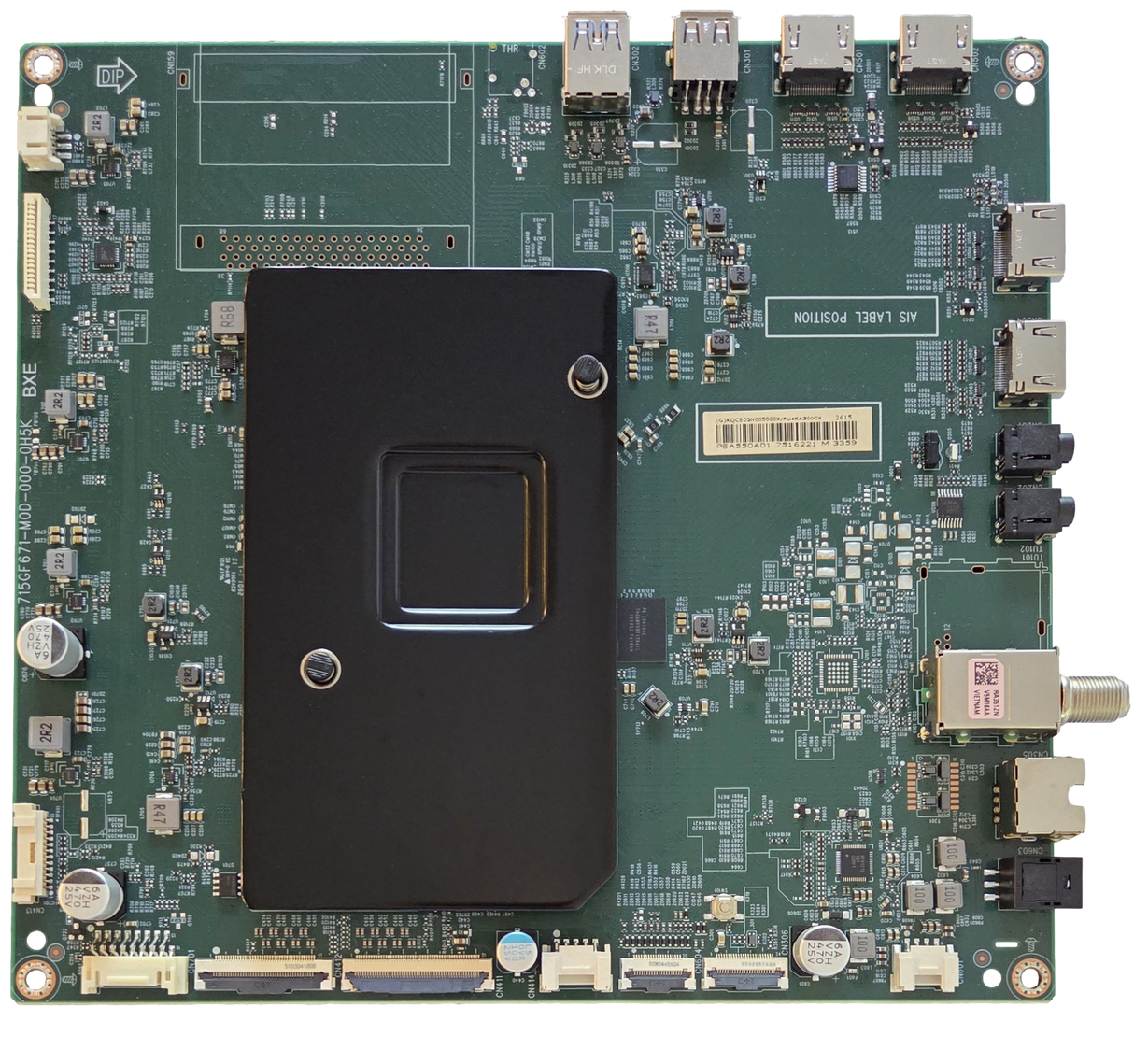 756TXQCB02N005 Sony Main Board, (G)XQCB02N005000X, 715GF671-M0D-000-0H5K, K-55XR30M2