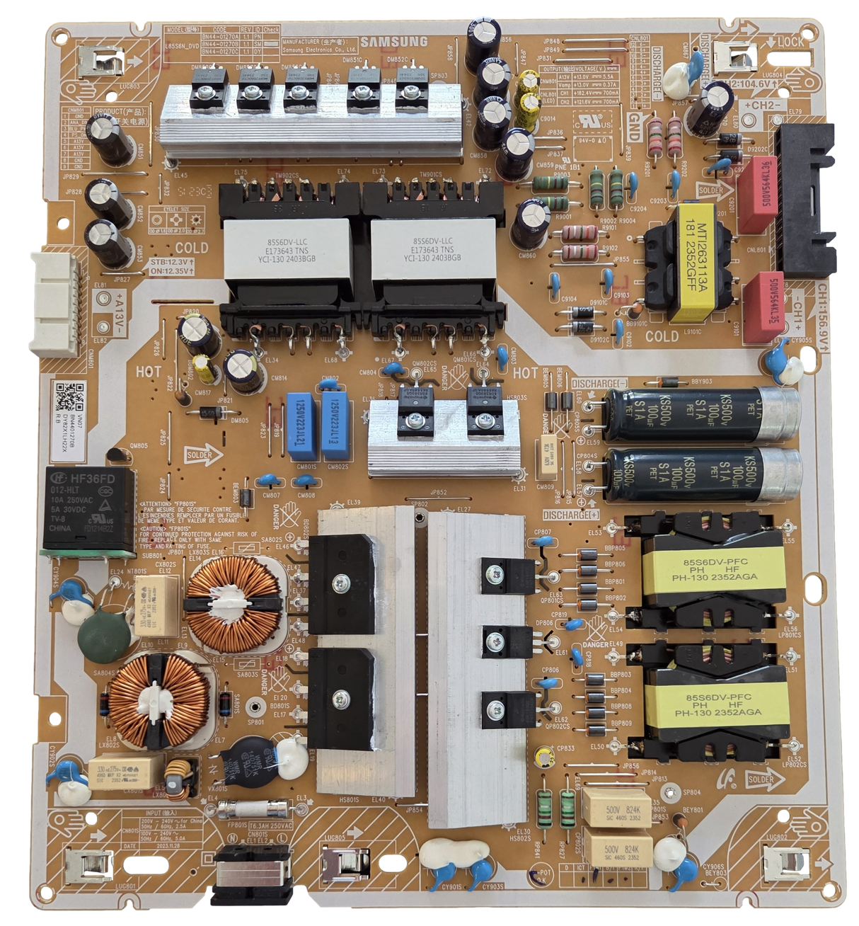 BN44-01270B Samsung Power Supply, BN4401270B, UN85DU7200FXZA