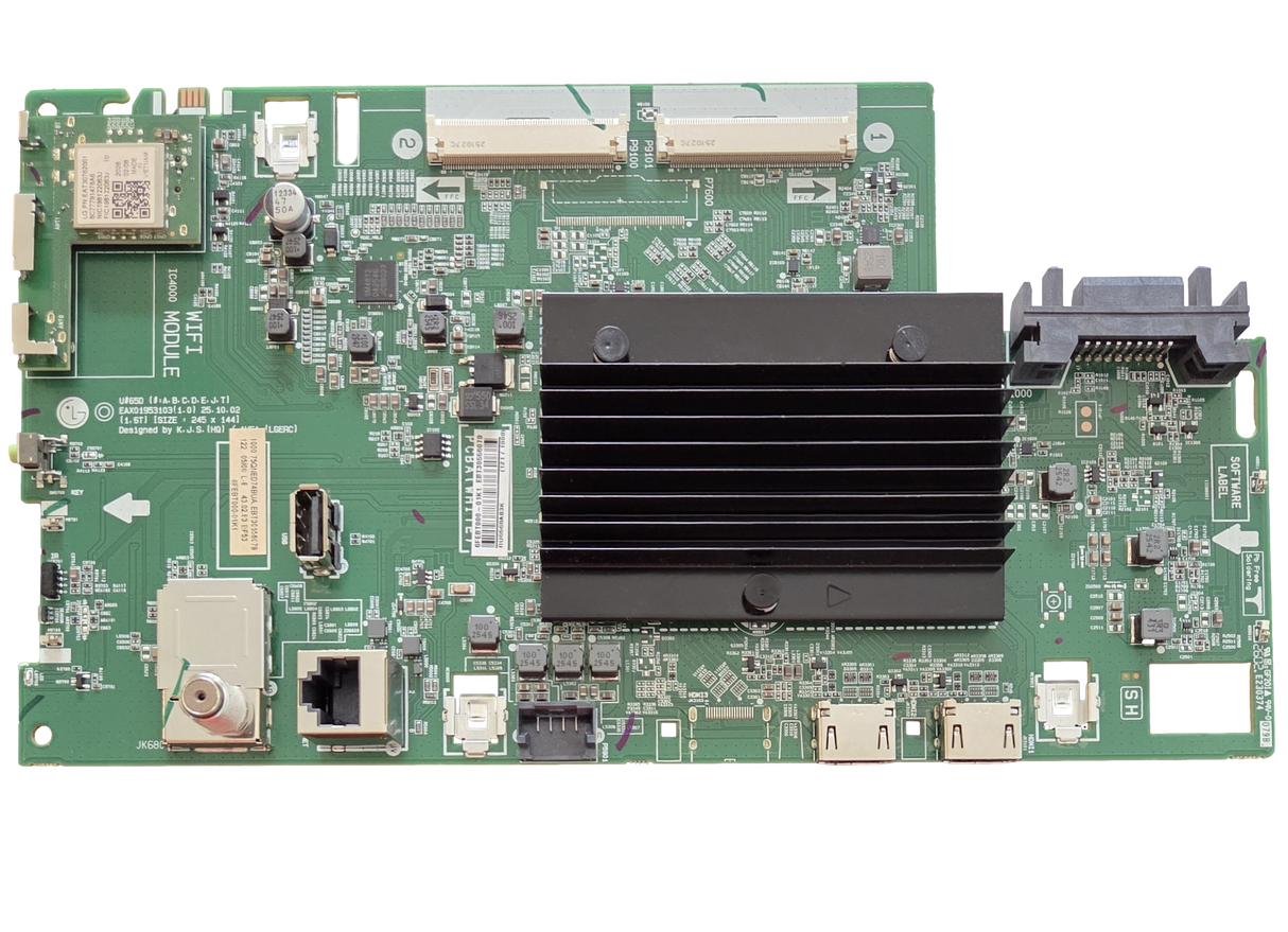 EBT30556079 LG Main Board, EAX01953103(1.0), 75QNED74BUA