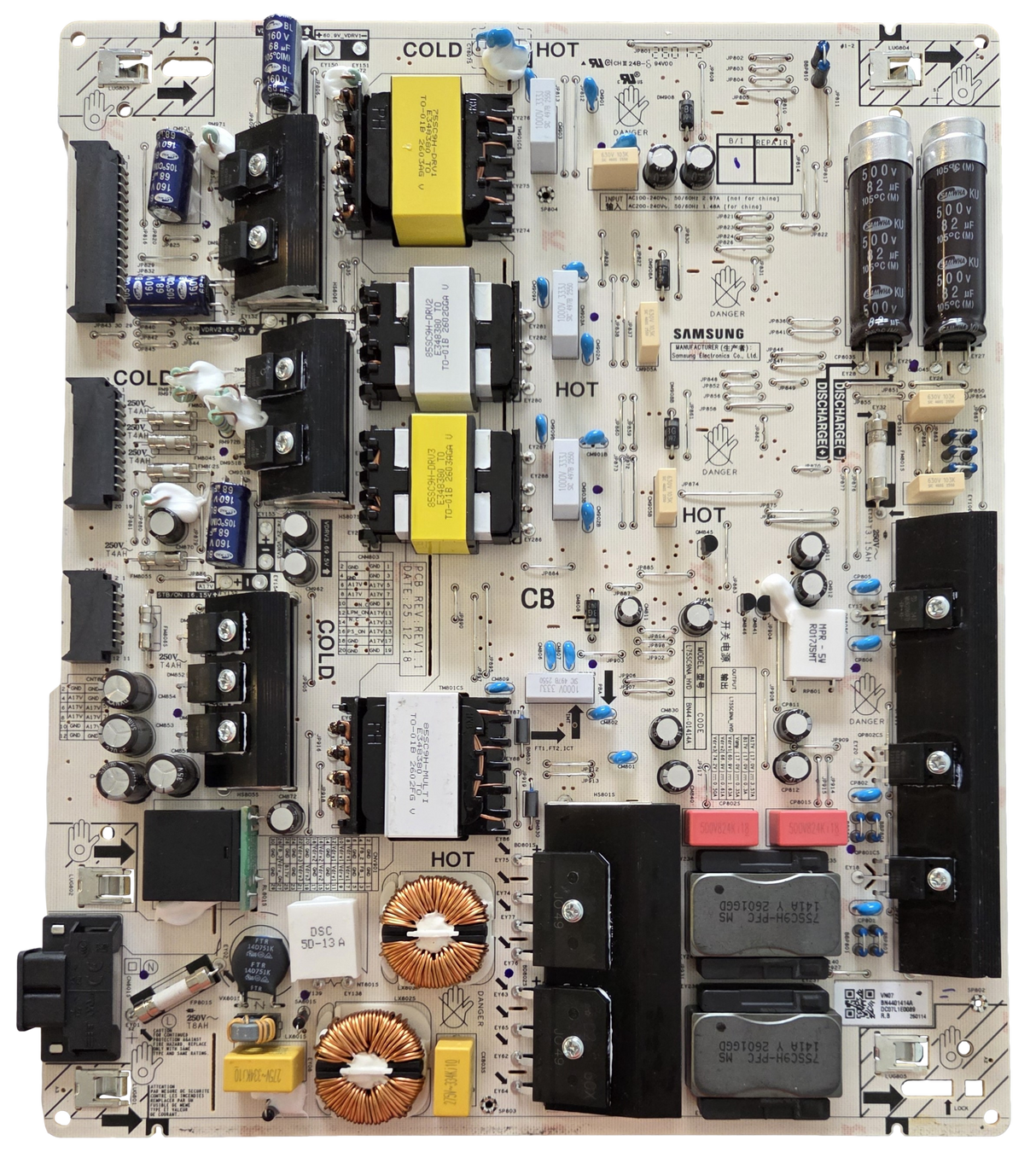 BN44-01414A Samsung Power Supply, VN07, L75SC9NA_HVD, MRN75R85HAFXZA