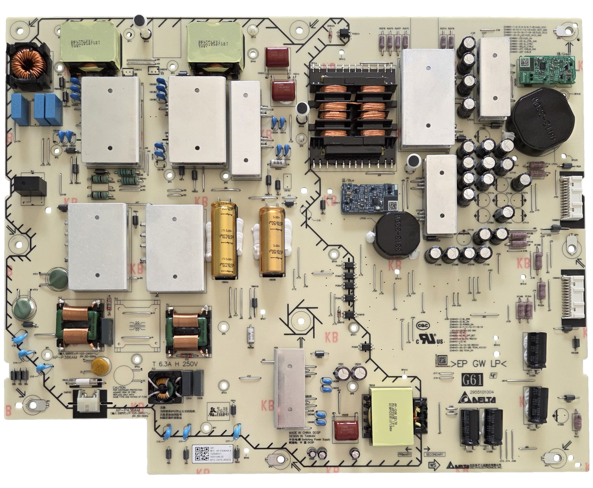 1-025-465-11 Sony Power Supply, AP-436AM A, G61, K-75XR70M2, K-75XR70CM2, K-75XR70SM2