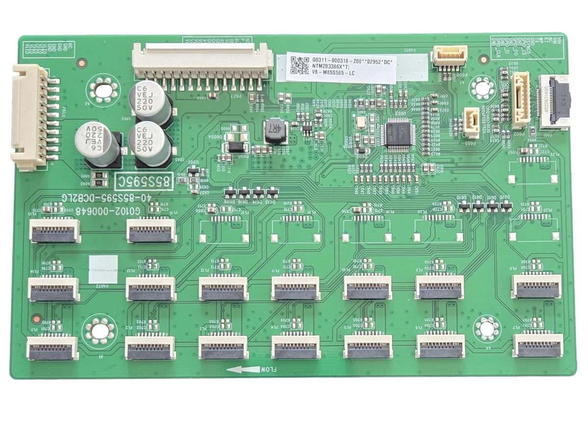 G0311-000318-Z00 Insignia LED Board, V8-M85S585-LC, 2603NTM203386X02019, NS-65F703NA27