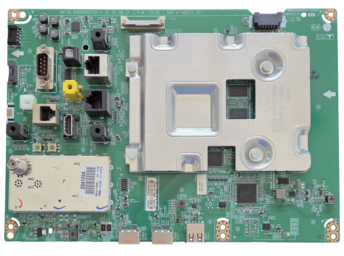 EBT66611701 LG Main Board, EAX69767121(1.0), 50UT570H9UA.AUSJLJM, 50UT570H9UA