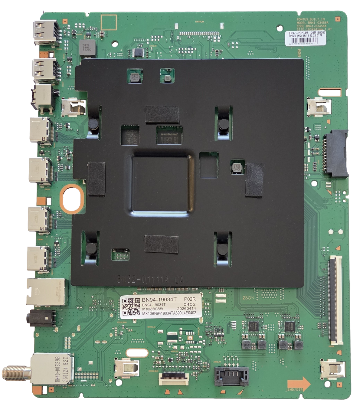BN94-19034T Samsung Main Board, BN97-23234M, BN41-03456A, MRN55R85HAFXZA