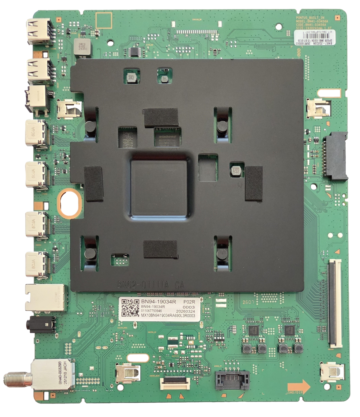 BN94-19034R Samsung Main Board, BN41-03456A, BN97-23233A, MRN85R85HAFXZA