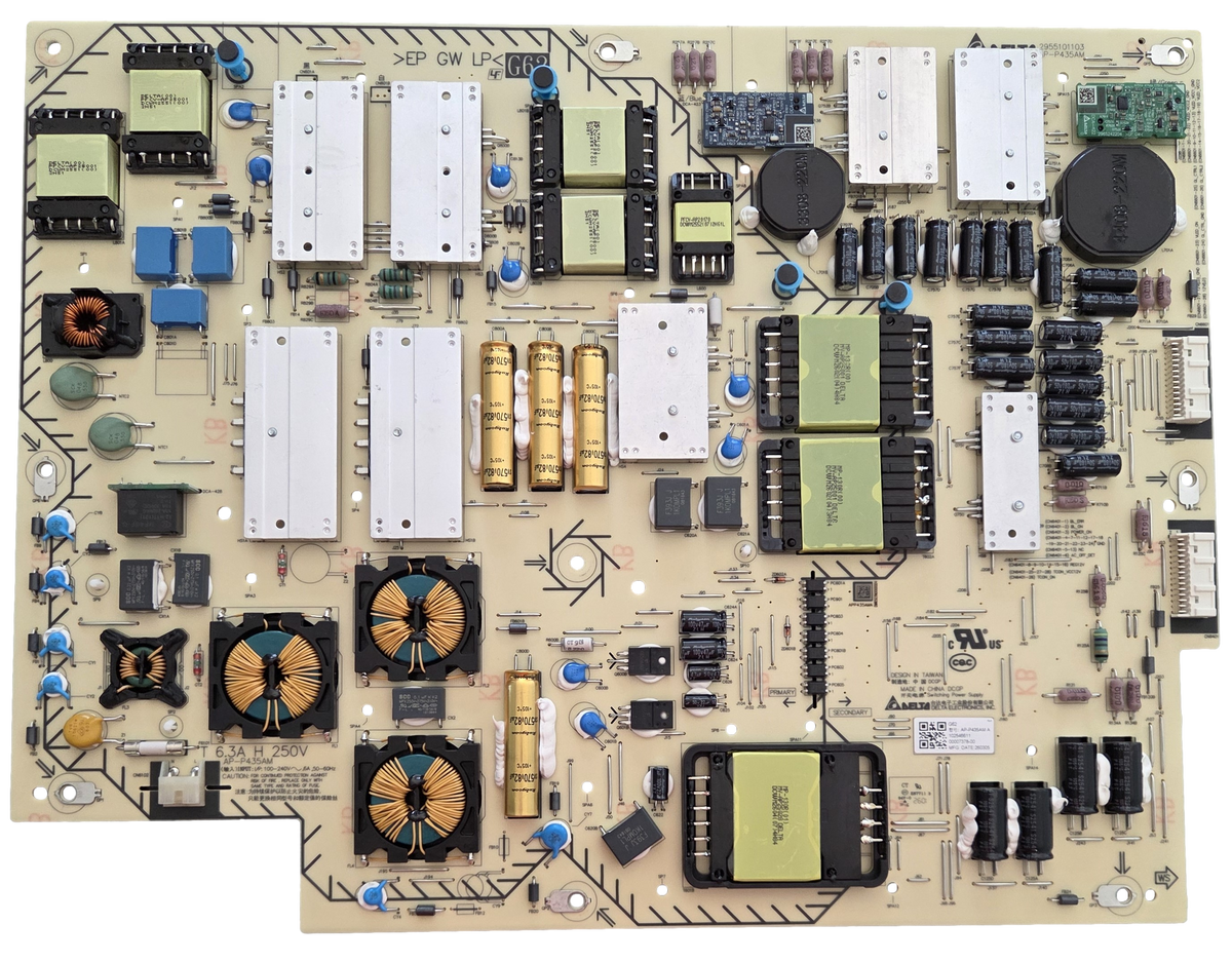 1-025-466-11 Sony Power Supply, 102546611, AP-P435AM A, K-65XR90SM2, K-65XR90M2
