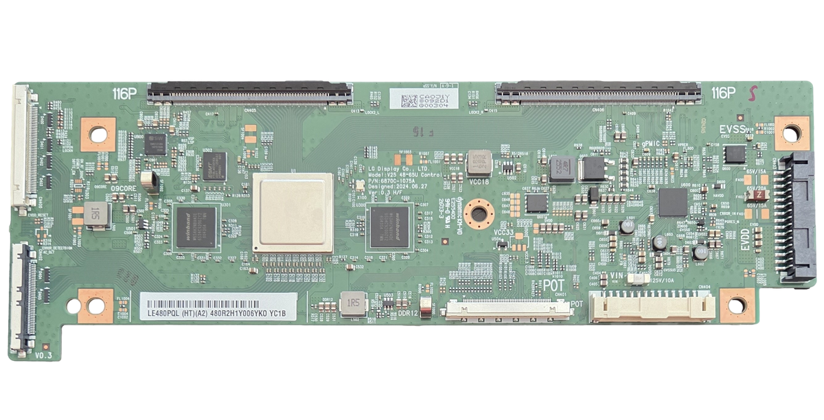 6871L-8092D LG T-Con, 6870C-1075A, LE480PQL, OLED48B5PUA