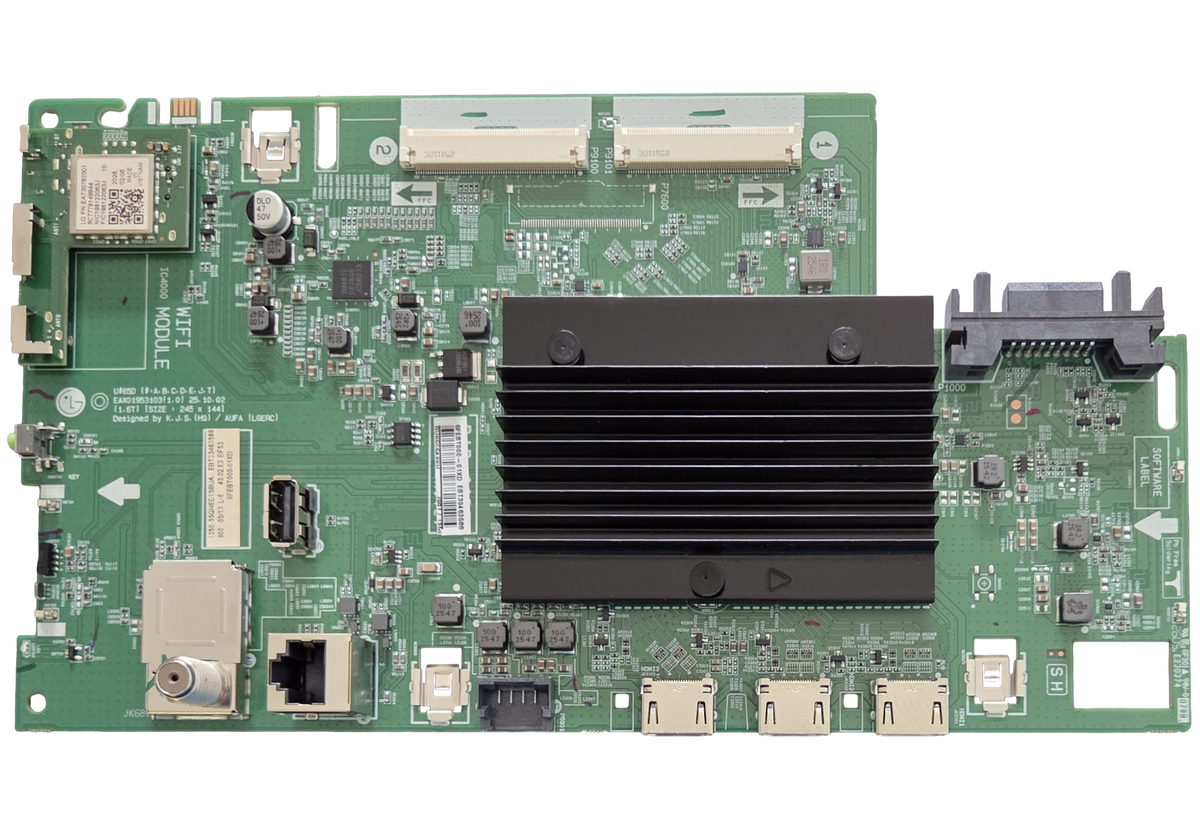EBT30463588 LG Main Board, EAX01953103(1.0), 55QNED75BUA.BUSGLKR, 55QNED75BUA