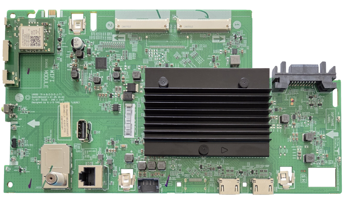 EBT30500875 LG Main Board, EAX01953103(1.0), 85QNED74BUA.BUSFDKR, 85QNED74BUA