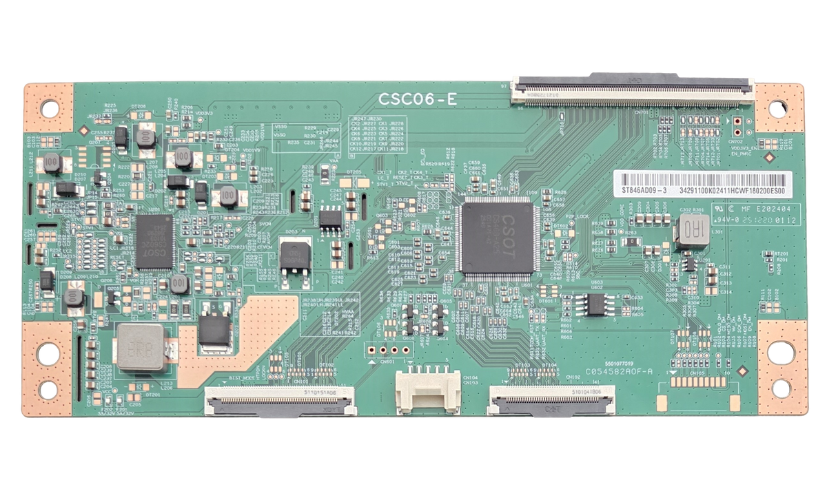 ST846AD09-3 Roku T-Con, CSC06-E, 3429110K02, 34.29110.K02, 85R5DX