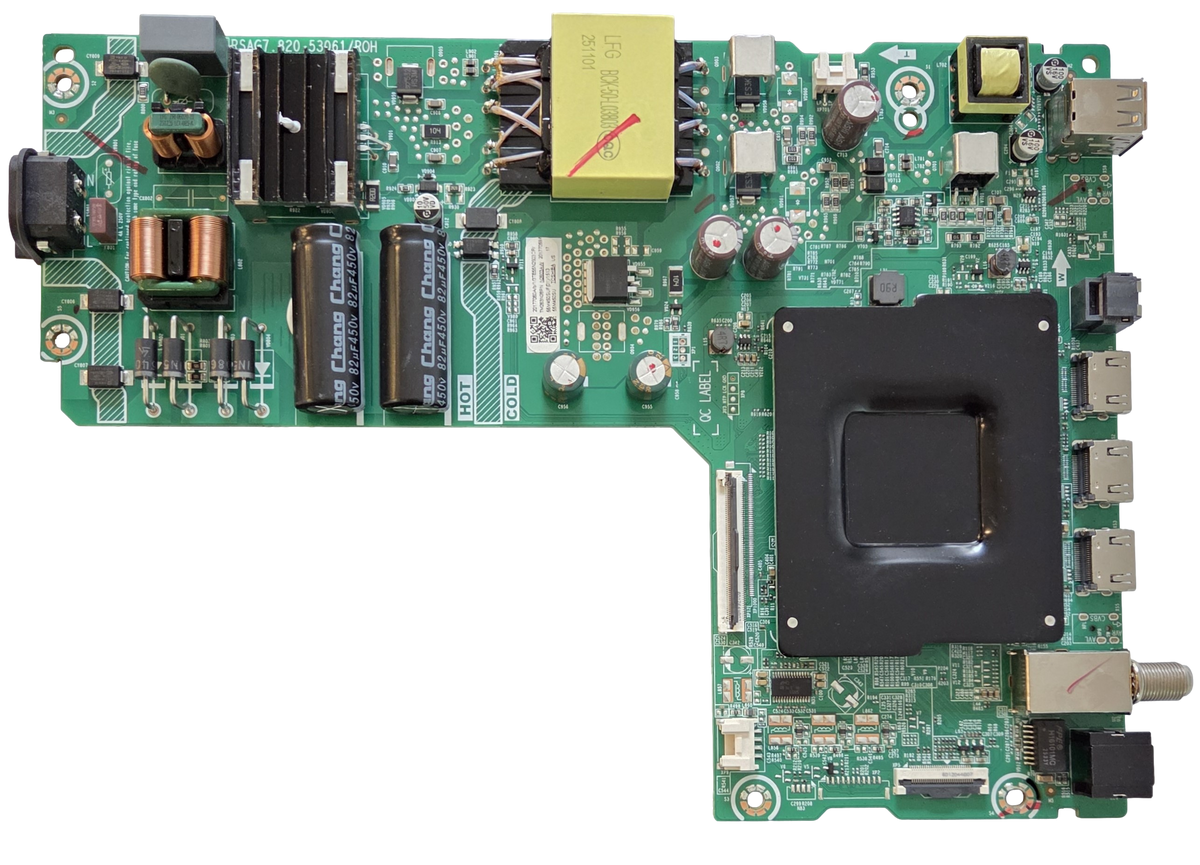 20177060 Toshiba Main Board, 20177059, RSAG7.820.53061/ROH, 55M450SU