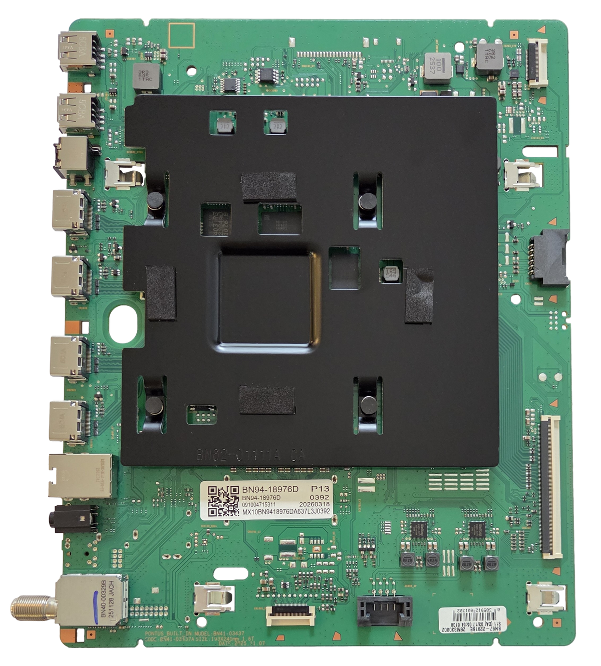 BN94-18976D Samsung Main Board, BN41-03437A, BN97-22918E, QN65QN80HAFXZA