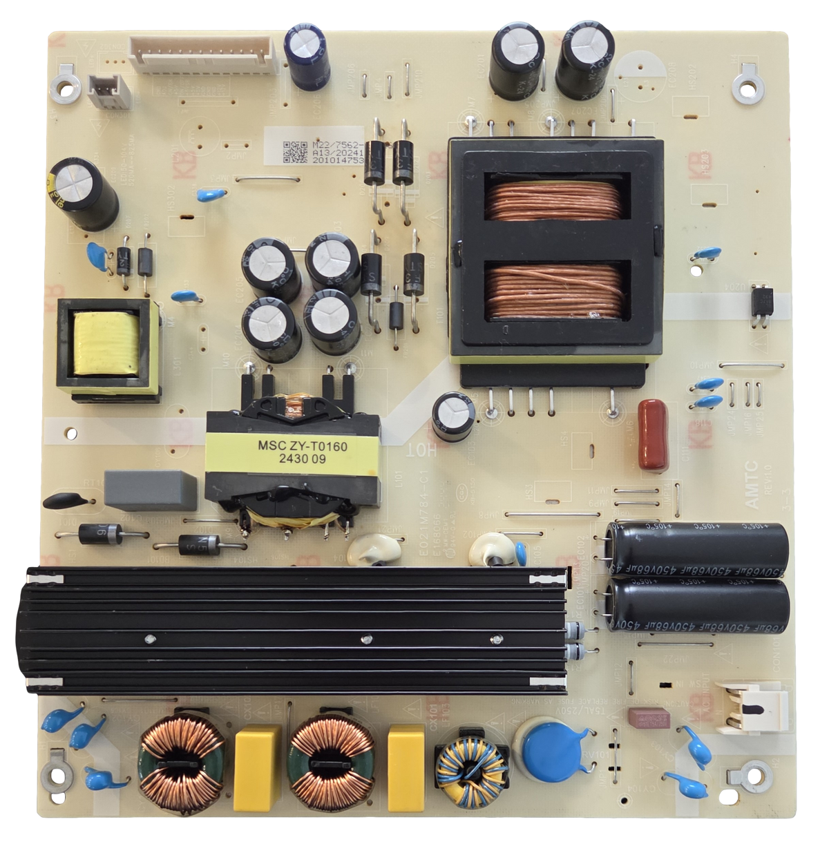 514C6507M22 Sharp Power Supply, M22, TV6507-ZC02-01, 4T-C55GM6540U