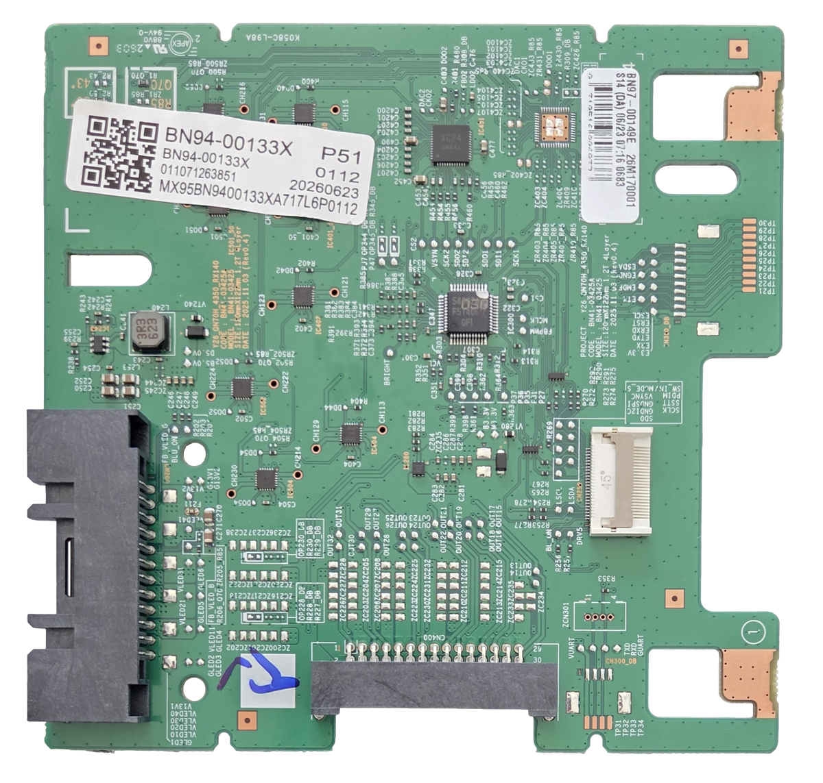 BN94-00133X Samsung Subcon Board, BN41-03425A, QN50QN70HAFXZA, QN50QN70HAFXZA