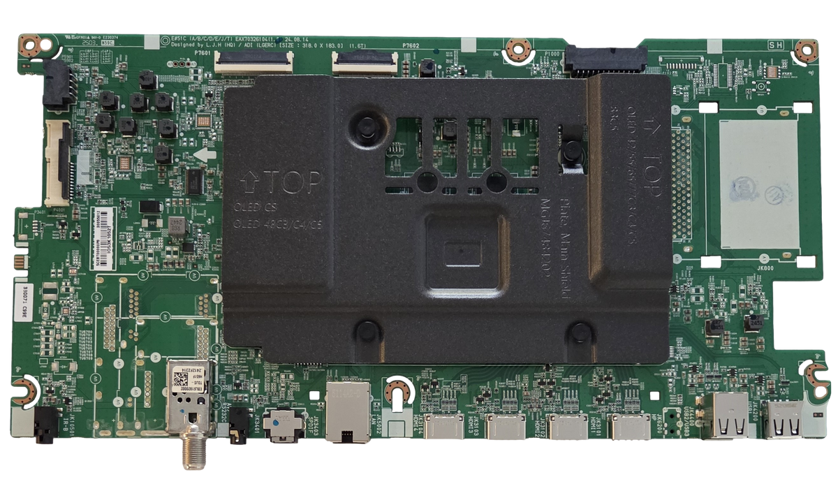 EBT30055012 LG Main Board, EAX70326104(1.0), OLED65C5PUA.AUSQLJD, OLED65C5PUA