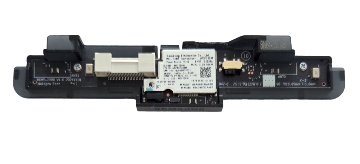 BN59-01526A, Samsung Wi-Fi Board, WCF730M, QN50QN70HAFXZA, QN50QN70HAFXZA, QN75QN70HAFXZA, QN65QN70HAFXZA