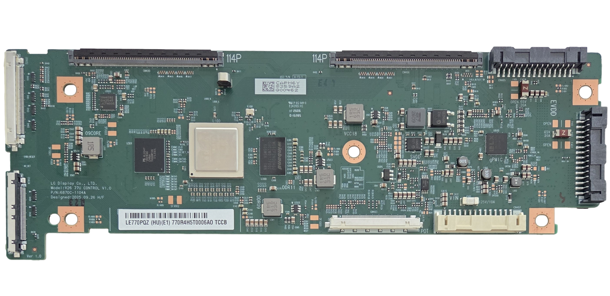 6871L-8359A LG T-Con, 6870C-1104A, LE770PQZ, OLED77C6HUP