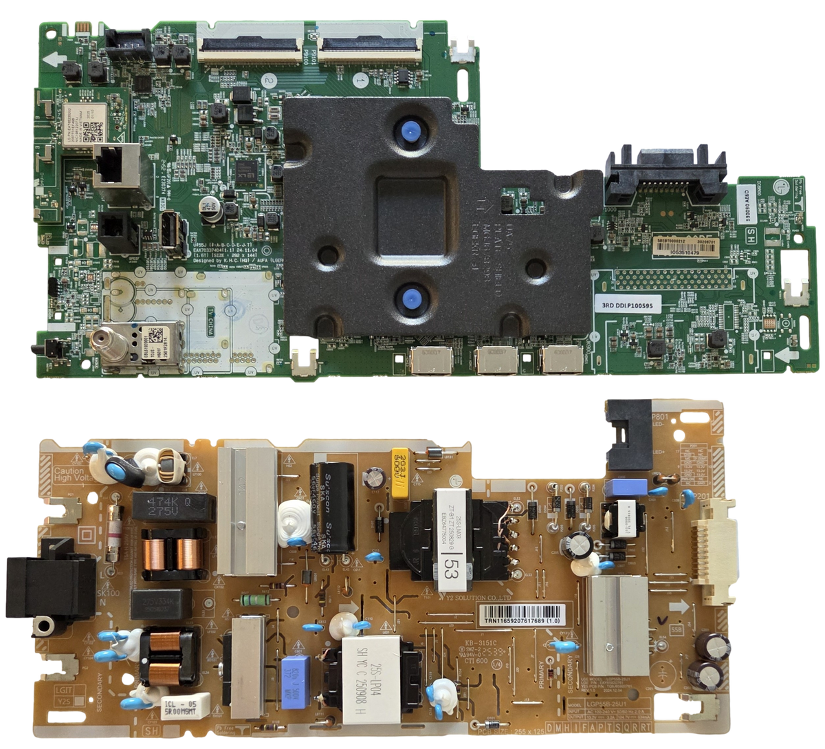 55UA7700AUA LG TV Repair Parts Kit, EBT30116182 Main Board, EAY65920761 Power Supply, 55UA7700AUA.BUSSLKR, 55UA7700AUA