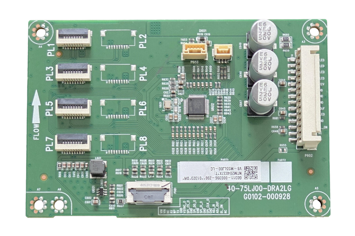 G0311-000396-Z00 TCL LED Driver, 40-75LJ00-DRA2LG, G0102-000928, 55M8LF