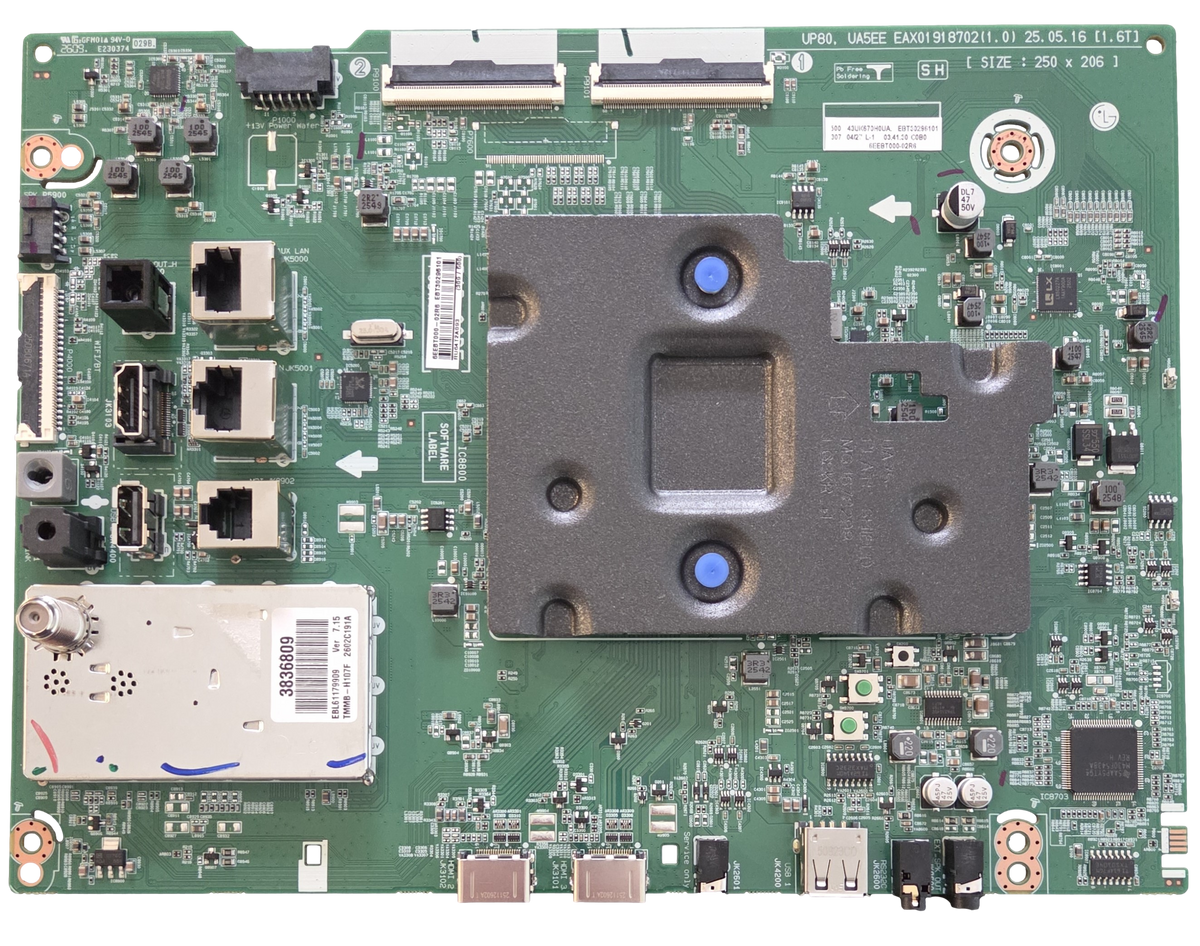 EBT30296101 LG Main Board, EAX01918702(1.0), 43UK670H0UA.BUSFLKR, 43UK670H0UA