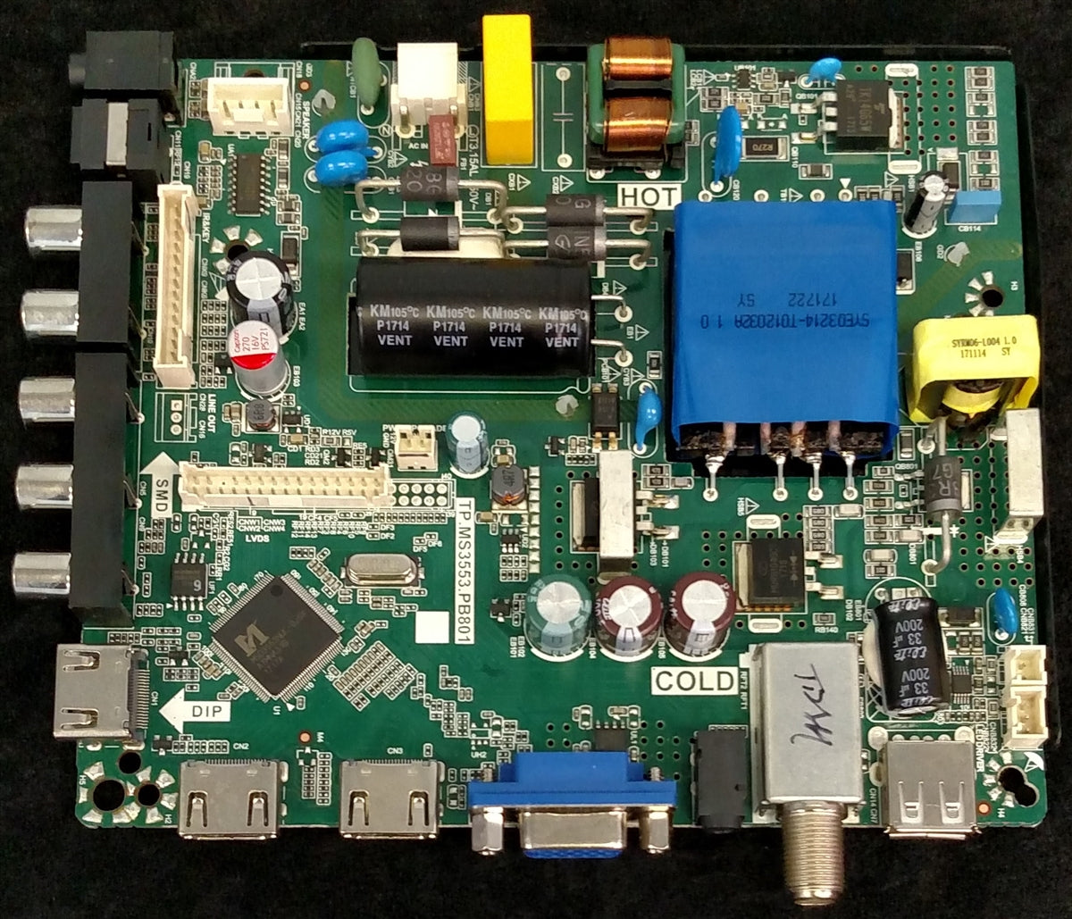 21006013 Element Main Board / Power Supply, W17060560, TP.M3553.PB801, V400HJ6-PE1, ELFW4017BF