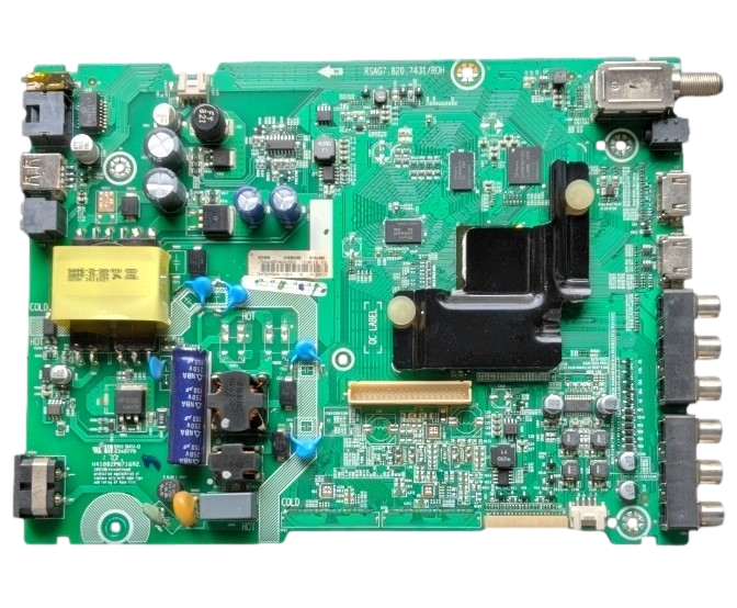 210812 Hisense Main Board, RSAG7.820.7431/R0H, 209103, 40H5B 40G1648