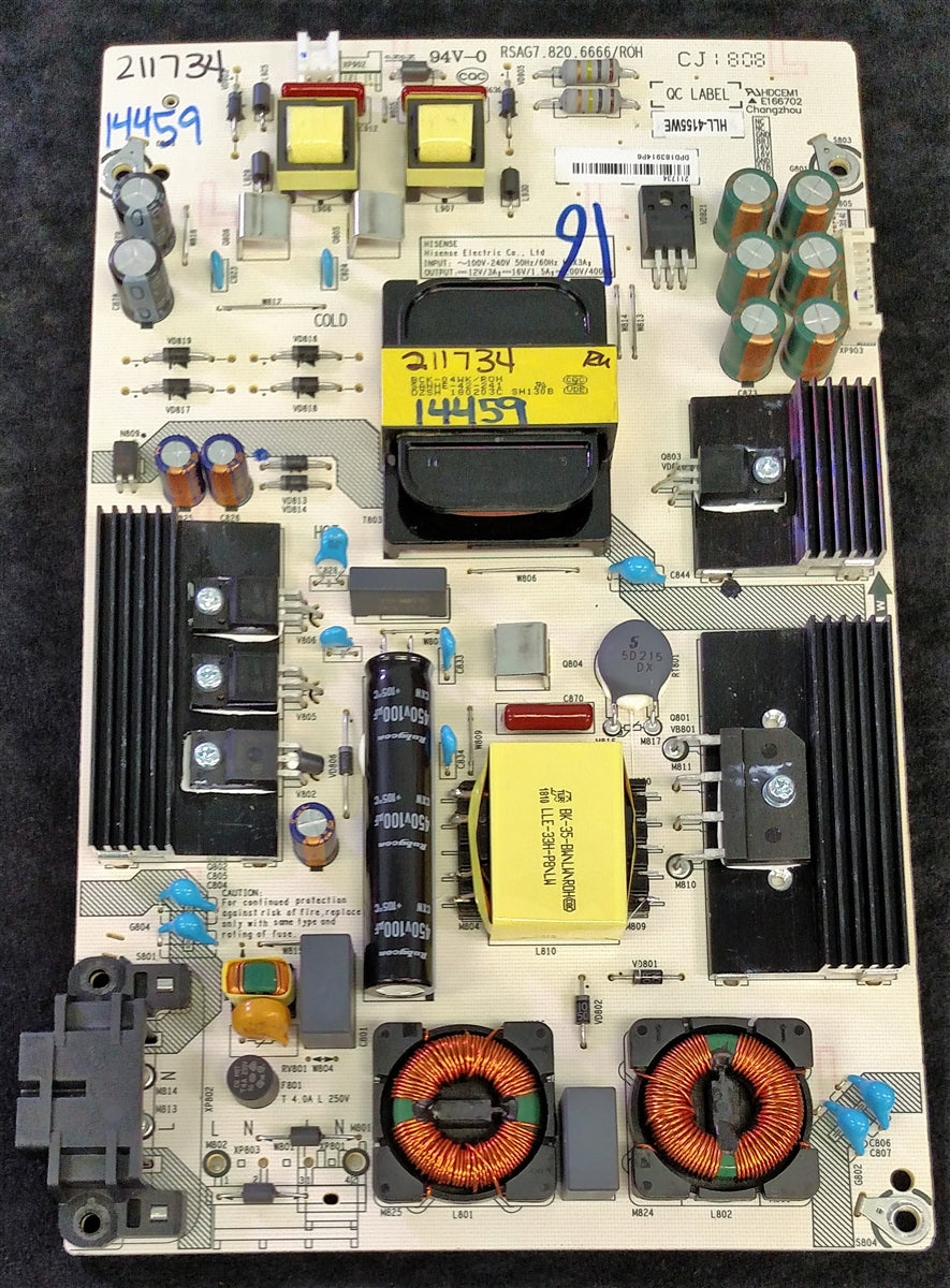 Hisense 50R6E Power Supply Board - RSAG7.820.7748/ROH (Open Box) 228593