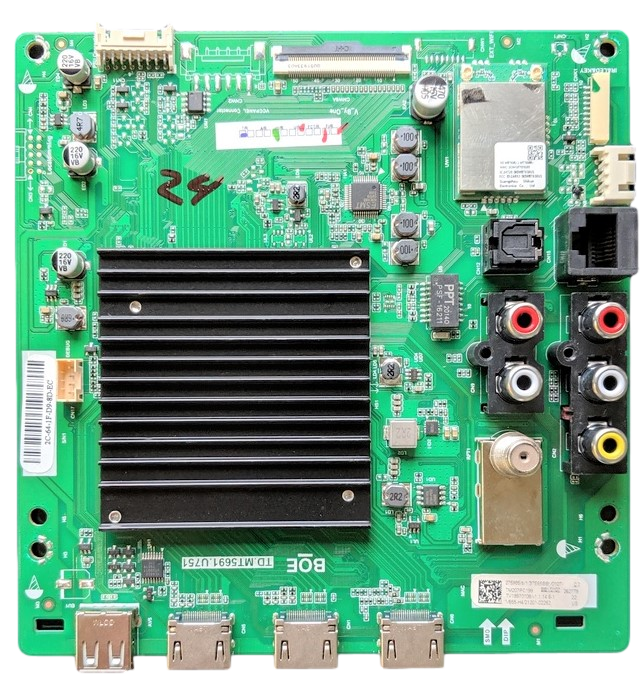 21201-02252 Vizio Main Board, 262778, 275985, 2C-64-1F-D9-8D-EC, TD.MT5691.U751, V655-H4