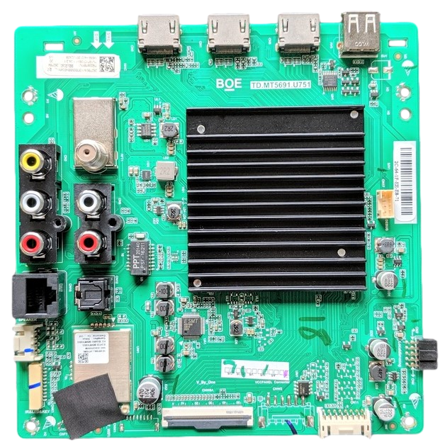 21201-02409 Vizio Main Board, M656-H4 main board, 262785, 262784, TD.MT5691.U751, M656-H4