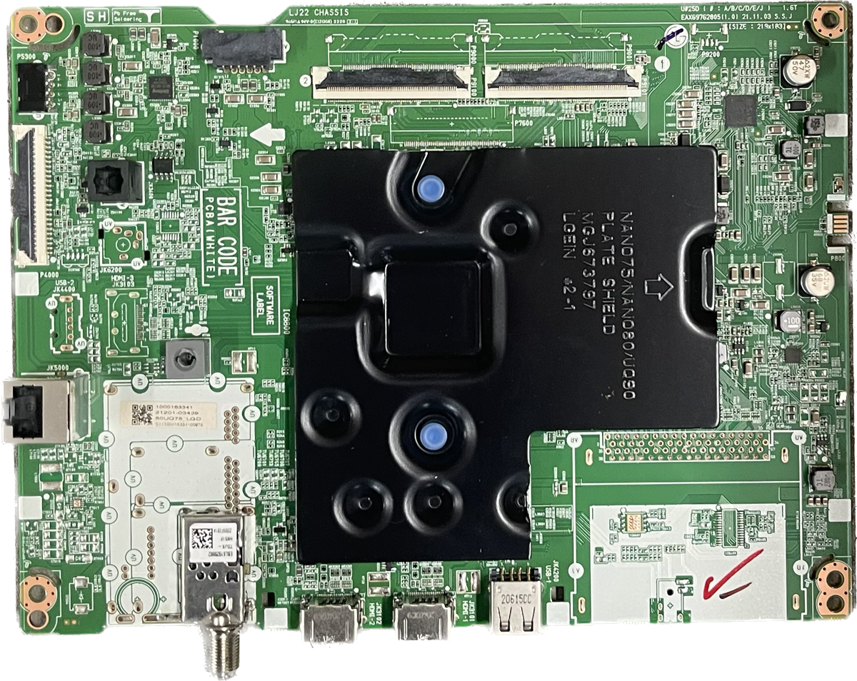 21201-03439 LG Main Board, EAX69762805(1.0), 50UQ7570PUJ