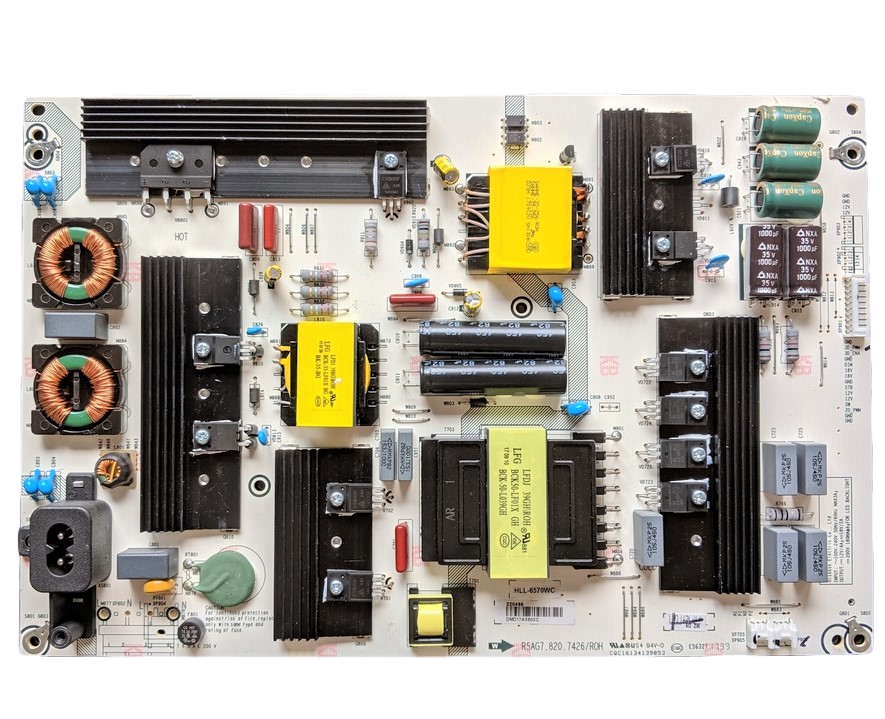220495 Hisense Power Supply, RSAG7.820.7426/ROH, HLL-6570WC, 65H6D