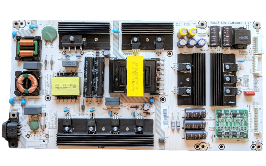 222428 Hisense Power Supply, HLL-5066WG, RSAG7.820.7936/ROH, 65H8E, 65H9080E