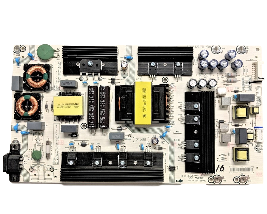 232436 Hisense Power Supply, RSAG7.820.7911/ROH, HLL-5465WC, 65R6070E, 65R6E