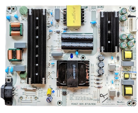 259653 Hisense Power Supply, 270109, HLL-4365WK, RSAG7.820.8718/ROH, 65R6E3, 65R6080G, 65R6090G, 65R6090G5