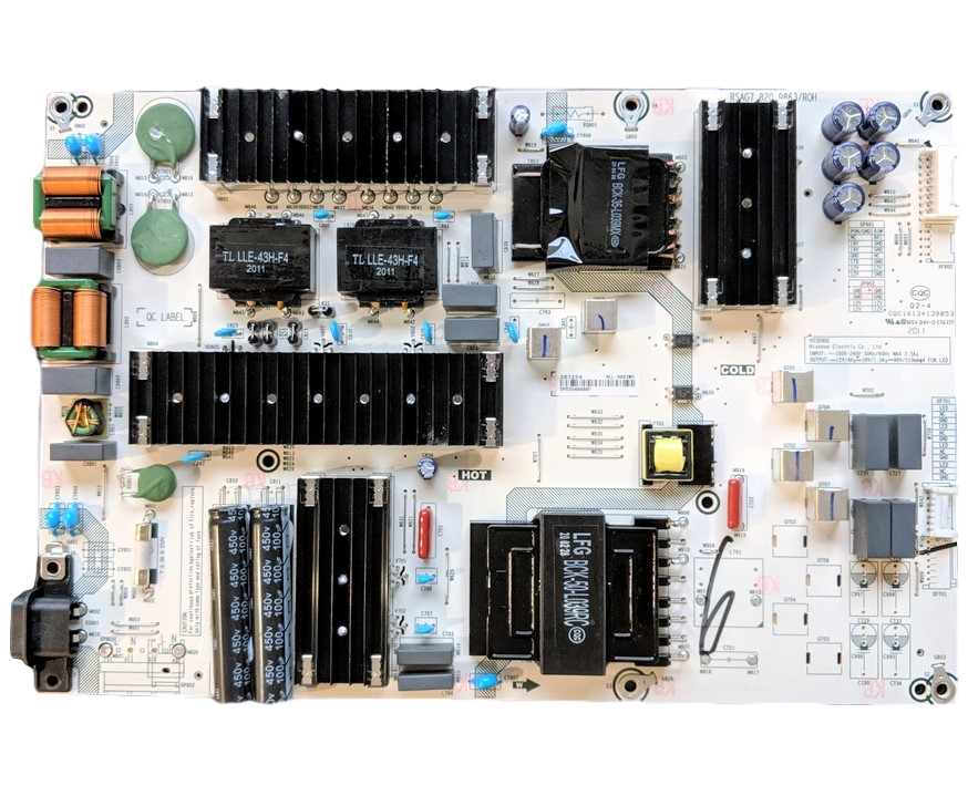 267224 Hisense Power Supply, HLL-9863WD, RSAG7.820.9863/ROH, 75H6570G, 75R6E3, 75H6510G