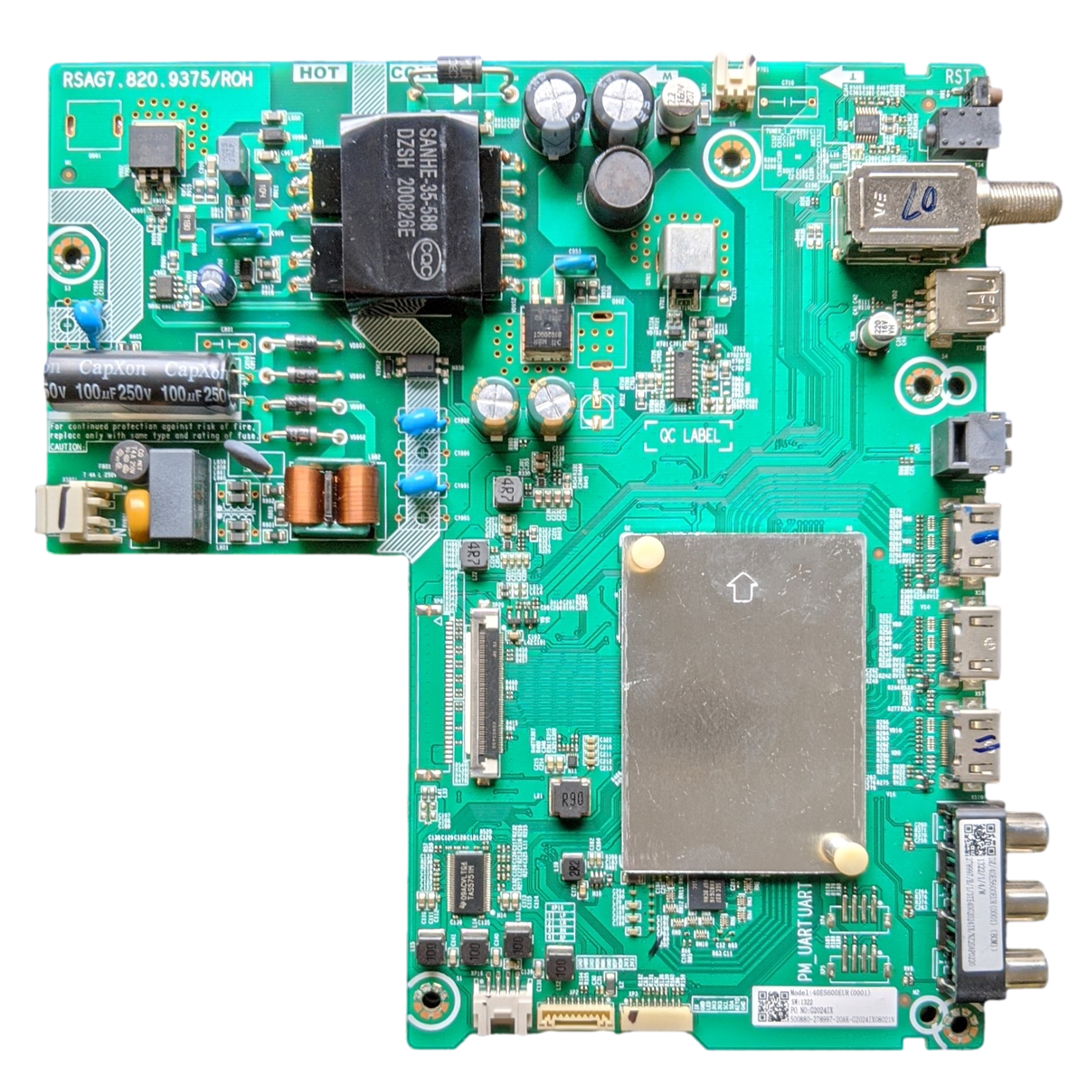 278997 Hisense Main Board, RSAG7.820.9375/ROH, 40E5600EUR – TV